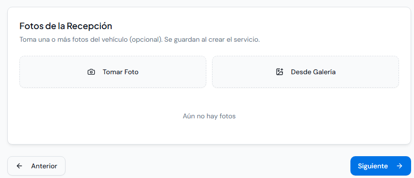 Evidencia fotográfica desde la cámara o galería del dispositivo.